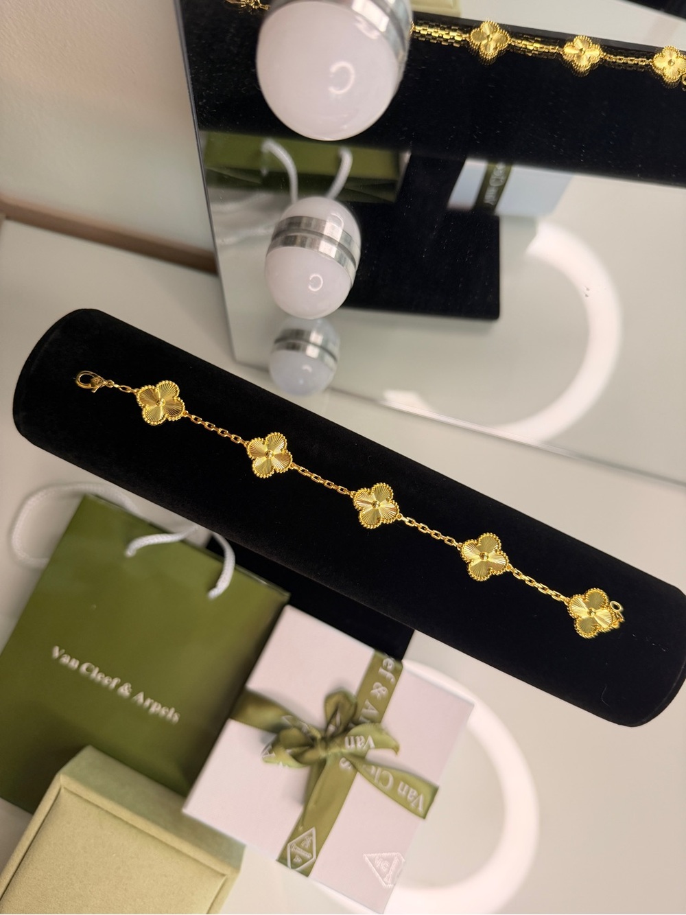 Gold Clover Bracelet